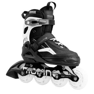 Patine cu rotile Movino Cruzer B3 LED - albe