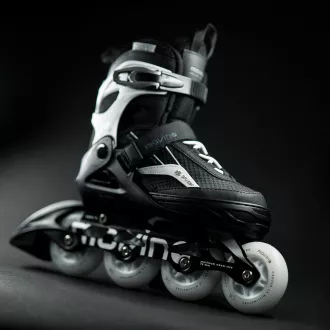 Patine cu rotile Movino Cruzer B3 LED - albe