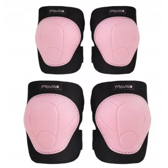 Set de protecții MOVINO Cariboo®, coate și genunchi, roz