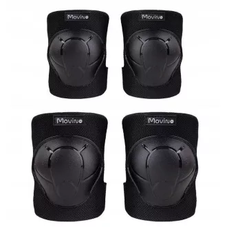 Set de protecții MOVINO Cariboo®, coate și genunchi, negru