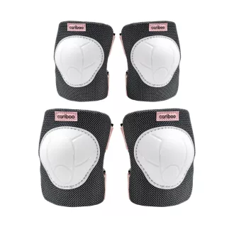 Set de protecții MOVINO Cariboo®, coate și genunchi, alb