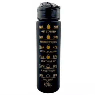 Sticlă sport motivațională 3 în 1, 2000 ml + 900 ml + 300 ml