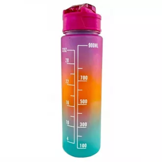 Sticlă sport motivațională 3 în 1, 2000 ml + 900 ml + 300 ml