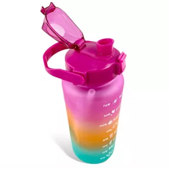 Sticlă sport motivațională 3 în 1, 2000 ml + 900 ml + 300 ml