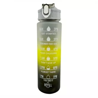 Sticlă sport motivațională 3 în 1, 2000 ml + 900 ml + 300 ml