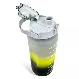 Sticlă sport motivațională 3 în 1, 2000 ml + 900 ml + 300 ml