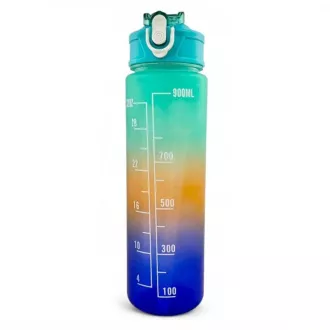 Sticlă sport motivațională 3 în 1, 2000 ml + 900 ml + 300 ml