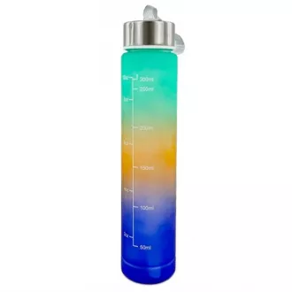 Sticlă sport motivațională 3 în 1, 2000 ml + 900 ml + 300 ml