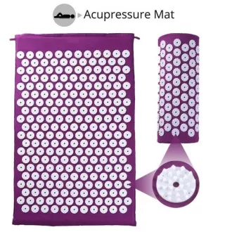 Saltea de exerciții Acupressură PREMIUM cu pernă 67x42x2 cm