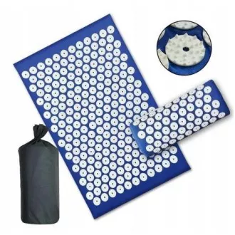 Saltea de exerciții Acupressură PREMIUM cu pernă 67x42x2 cm