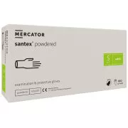 SANTEX POWDERED – Mănuși de corp cu pudră de latex, 100 buc