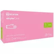 NITRYLEX ROZ - Mănuși de nitril (fără pudră) roz, 100 buc.