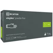 VINYLEX POWDER FREE - Mănuși de vinil (fără pudră) albe, 100 buc