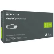 VINYLEX FĂRĂ PUDRĂ - Mănuși din vinil (fără pudră) albe, 100 buc.