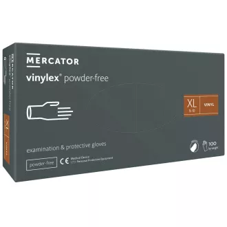 VINYLEX FĂRĂ PUDRĂ - Mănuși din vinil (fără pudră) albe, 100 buc.