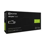 NITRYLEX BLACK - Mănuși de nitril (fără pudră) negre, 100 buc.