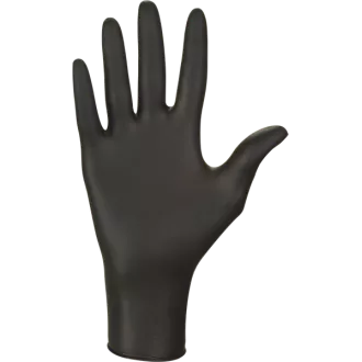NITRYLEX BLACK - Mănuși de nitril (fără pudră) negre, 100 buc.