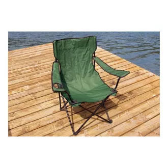 Scaun pliabil de camping, negru