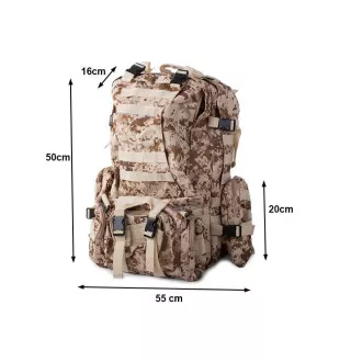 Rucsac camuflaj Lynx, camuflaj militar - 48,5 l