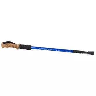 Bețe de trekking pentru nordic walking cu mâner ergonomic din plută, 135 cm, 2 buc.
