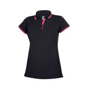 Tricou polo pentru femei ARDON®FLORET negru | H6319/