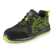 Pantofi joasa CXS TEXLINE RAB S1, cu otel, negru-verde, marimea
