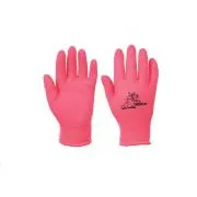 Mănuși de nailon LOLLIPOP. latex. roz