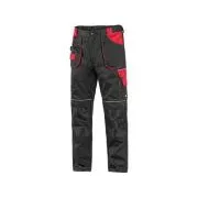 Pantaloni talie CXS ORION TEODOR, barbati, negru-rosu, marime
