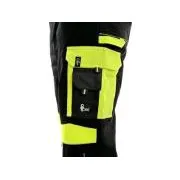 Pantaloni talie CXS SIRIUS BRIGHTON, iarna, barbati, negru-galben, marime