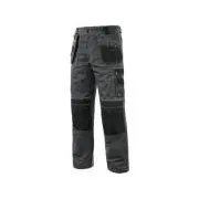 Pantaloni în talie CXS ORION TEODOR PLUS, bărbați, gri-negru, mărime