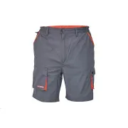Pantaloni scurți DESMAN gri / portocaliu