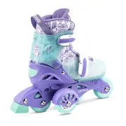 Patine cu role pentru copii Cariboo Step One, violet-mentă