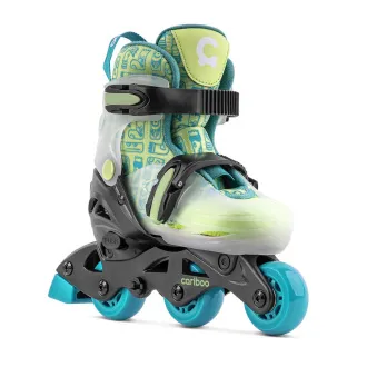 Patine cu role pentru copii Cariboo Step One, albastru-verde Patine cu role pentru copii Cariboo Step One, albastru-verde