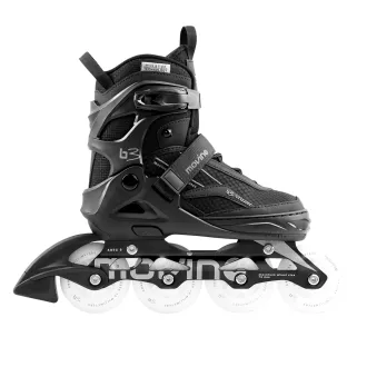 Patine cu rotile Movino Cruzer B3 LED - negre Patine cu rotile Movino Cruzer B3 LED - negre