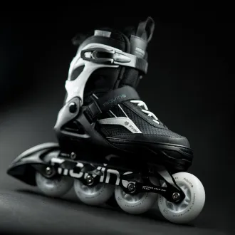 Patine cu rotile Movino Cruzer B3 LED - albe
