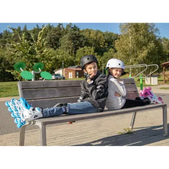 Patine cu rotile 4in1 Enero KIDS - albastru-alb