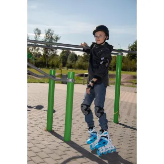 Patine cu rotile 4in1 Enero KIDS - albastru-alb
