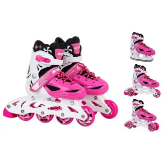 Patine cu rotile 4in1 Enero KIDS - roz-alb Patine cu rotile 4in1 Enero KIDS - roz-alb