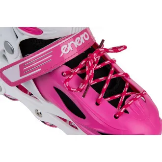 Patine cu rotile 4in1 Enero KIDS - roz-alb Patine cu rotile 4in1 Enero KIDS - roz-alb