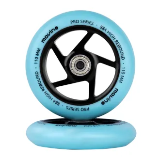 Roți de rezervă pentru trotinetă freestyle MOVINO SLAVE, 110mm, aluminiu