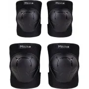 Set de protecții MOVINO Cariboo®, coate și genunchi, negru