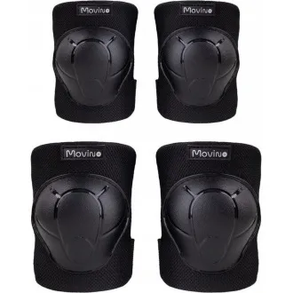 Set de protecții MOVINO Cariboo®, coate și genunchi, negru Set de protecții MOVINO Cariboo®, coate și genunchi, negru
