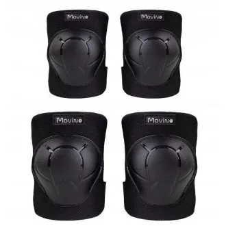 Set de protecții MOVINO Cariboo®, coate și genunchi, negru Set de protecții MOVINO Cariboo®, coate și genunchi, negru