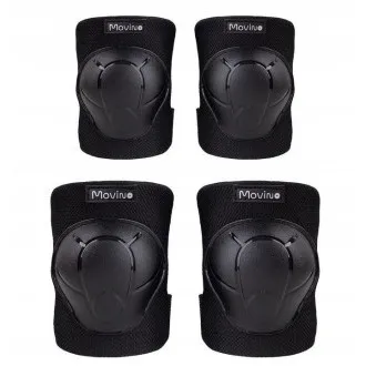 Set de protecții MOVINO Cariboo®, coate și genunchi, negru Set de protecții MOVINO Cariboo®, coate și genunchi, negru