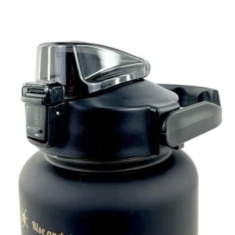 Sticlă sport motivațională 3 în 1, 2000 ml + 900 ml + 300 ml