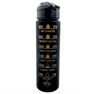 Sticlă sport motivațională 3 în 1, 2000 ml + 900 ml + 300 ml