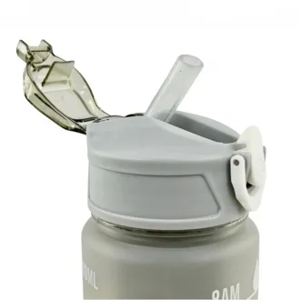 Sticlă sport motivațională 3 în 1, 2000 ml + 900 ml + 300 ml