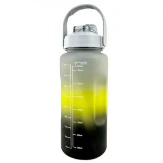 Sticlă sport motivațională 3 în 1, 2000 ml + 900 ml + 300 ml