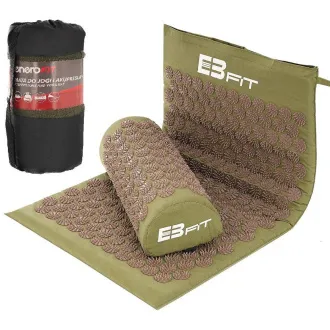 Saltea de exerciții Acupressură PREMIUM cu pernă 67x42x2 cm
