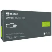 VINYLEX FĂRĂ PUDRĂ - Mănuși din vinil (fără pudră) albe, 100 buc.